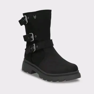 Botas negras con hebillas para mujer - miniatura 5