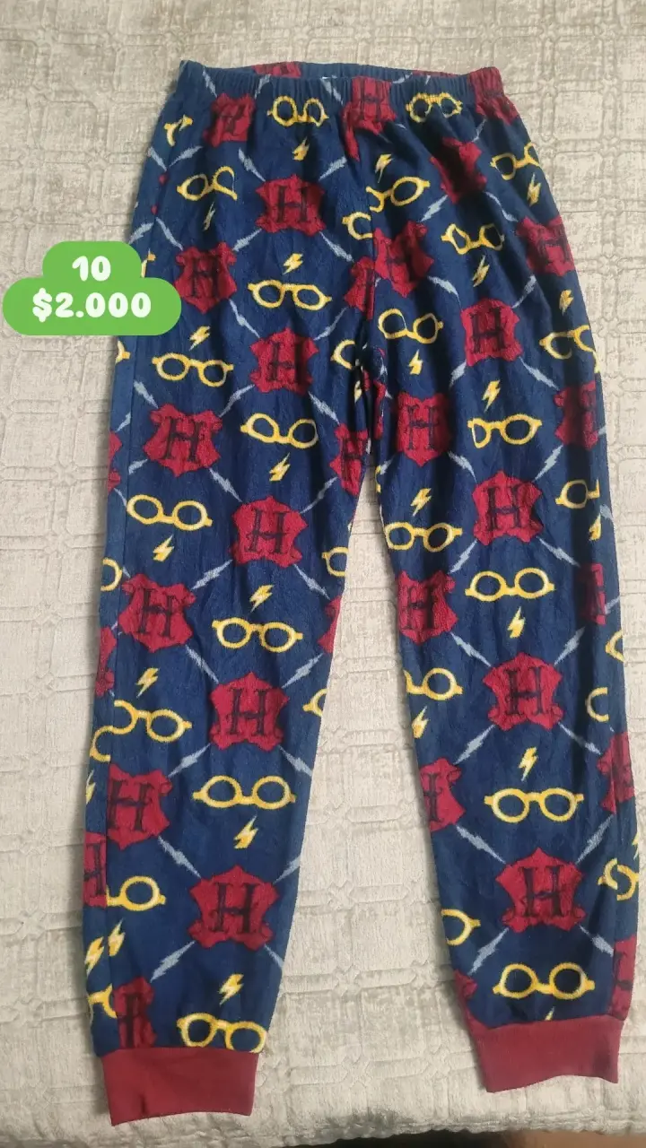 Pantalón de pijama Harry Potter azul para niños