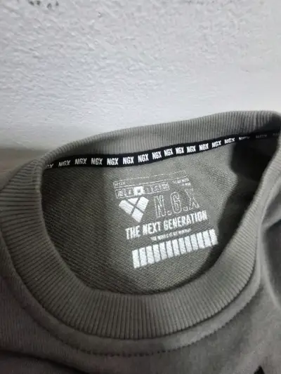 Polerón gris NGX con logo - miniatura 2