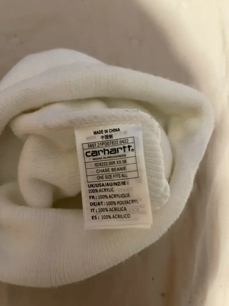 Gorro de lana blanco Carhartt - 3