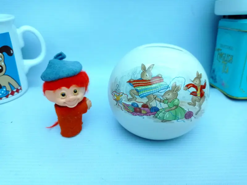 Adorno decorativo con diseño de conejos - 1