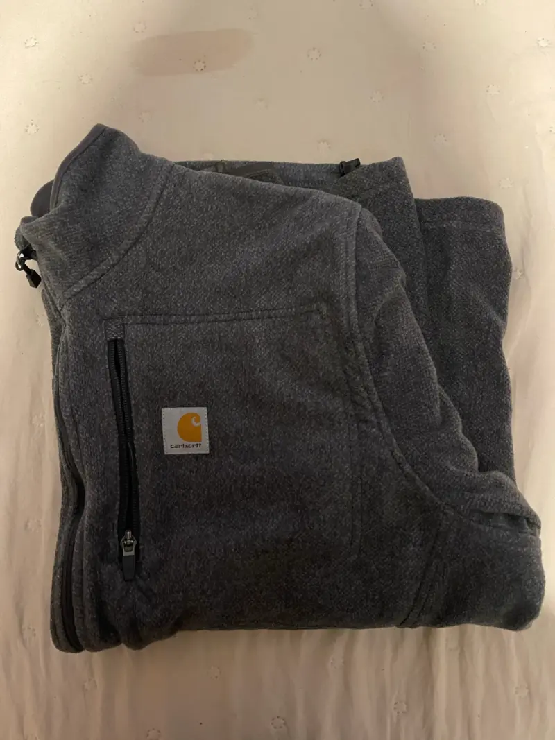 Chaqueta polar gris Carhartt con cierre - 1