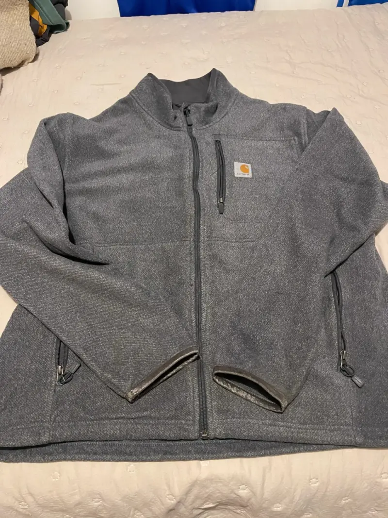 Chaqueta polar gris Carhartt con cierre - 2