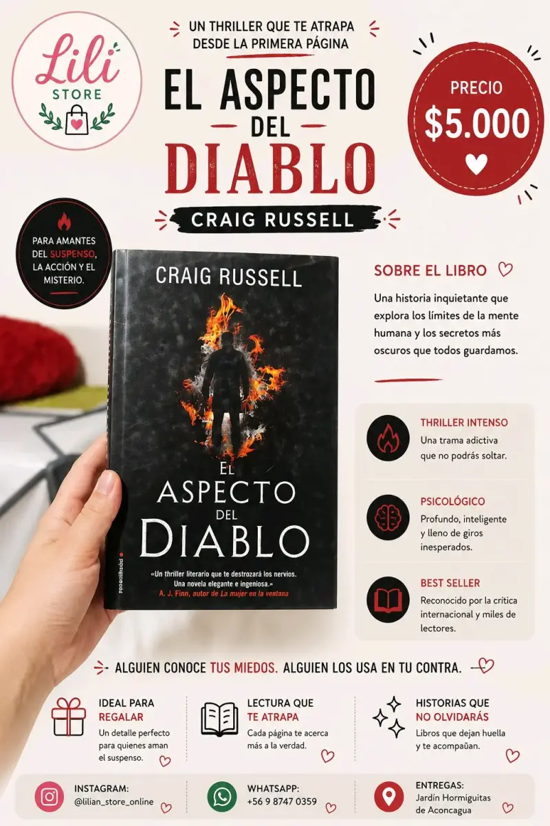 Libro 'El Aspecto del Diablo' de Craig Russell