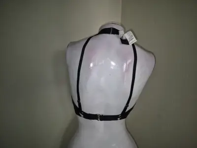 Arnés de lencería negro estilo bondage - miniatura 3