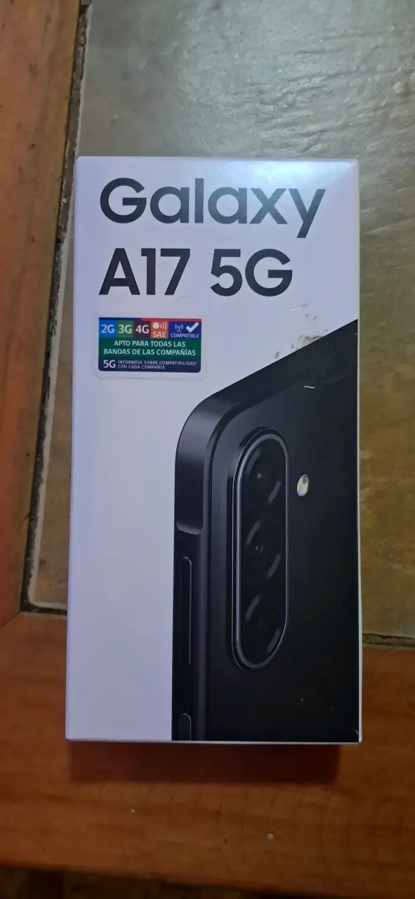 Smartphone Galaxy A17 5G nuevo en caja