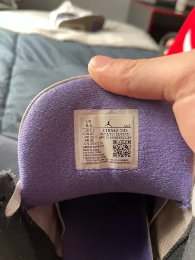 Jordan 3 dark iris - miniatura 5