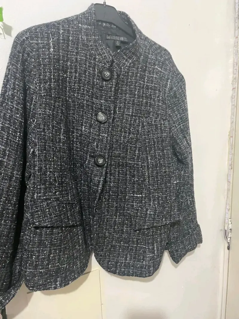 Chaqueta elegante de tweed Lafayette 148 - 1