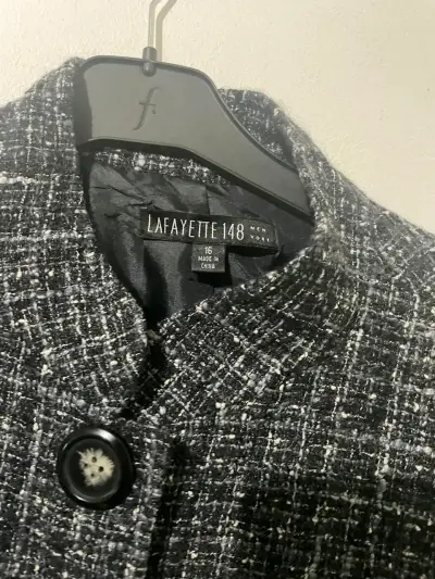 Chaqueta elegante de tweed Lafayette 148 - miniatura 2