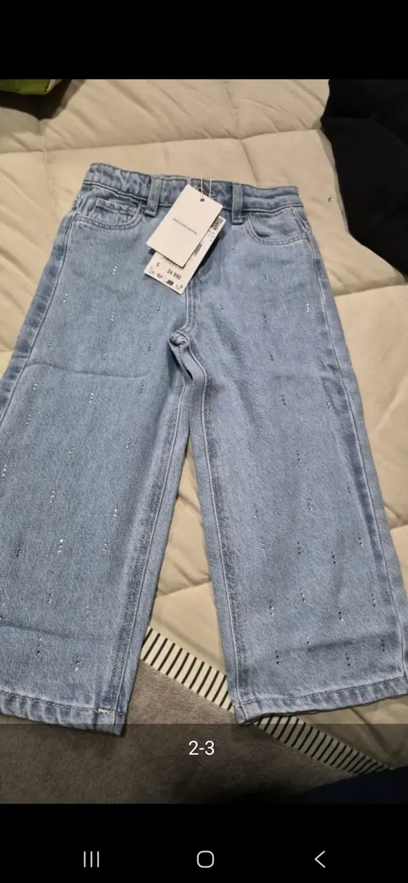 Jeans de niña 2-3 mango