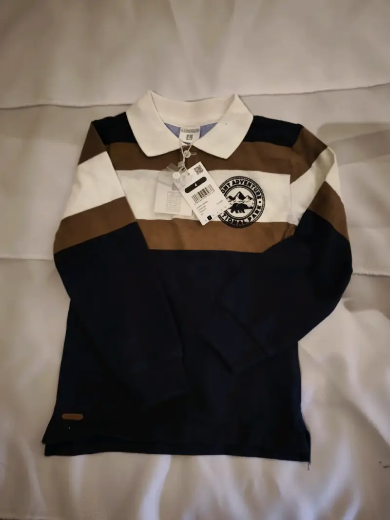Polera de niño a rayas Coniglio