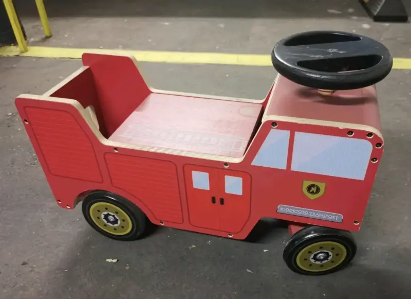 Camión de Bomberos de Madera Kiddimoto para Niños