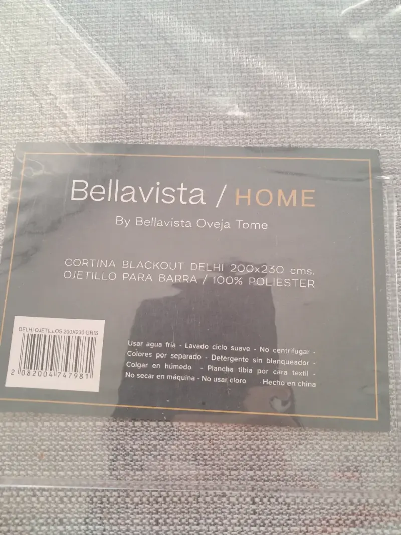 Cortina Blackout Bellavista Home 200x230 cm Gris - 1