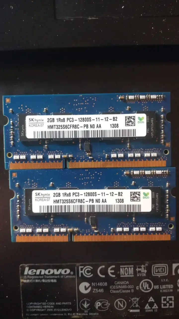 Pack 4GB RAM Notebook DDR3 1600MHz SK Hynix (2x2GB