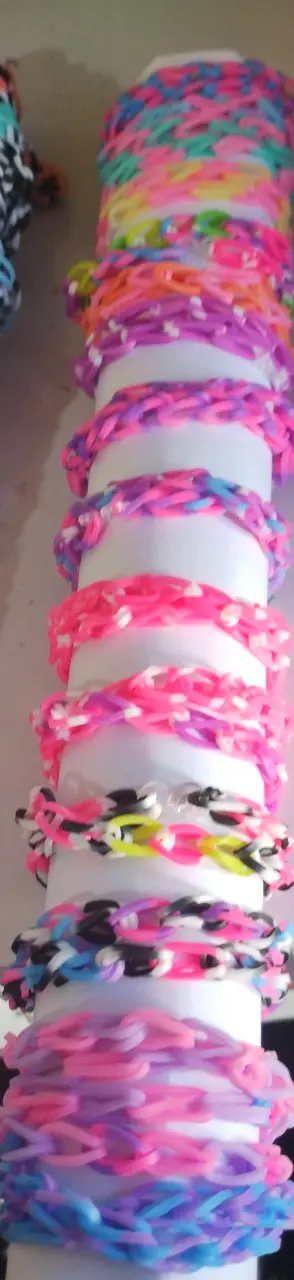 Set de pulseras elásticas coloridos para pulseras - 3