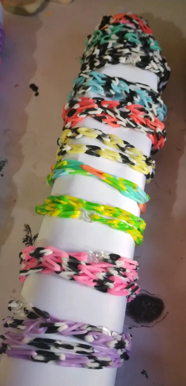 Set de pulseras elásticas coloridos para pulseras - 5