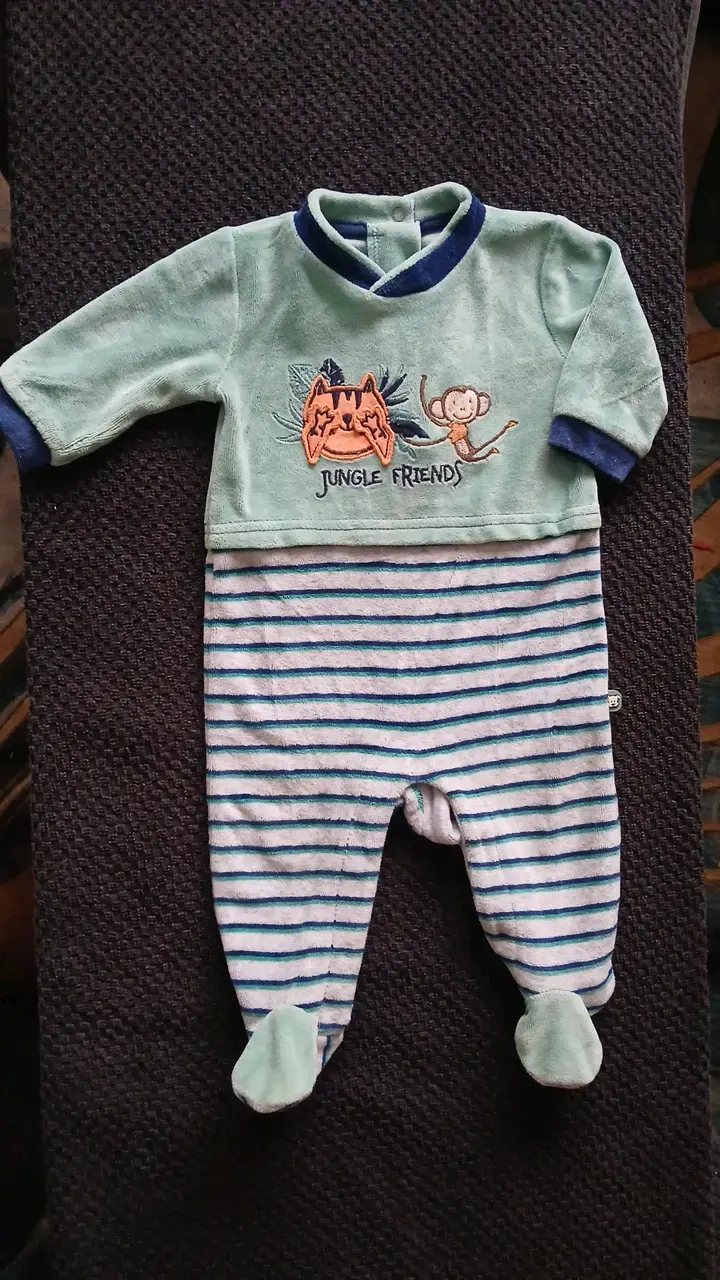 Enterito de bebé Pillin Jungle Friends casi nuevo - 2
