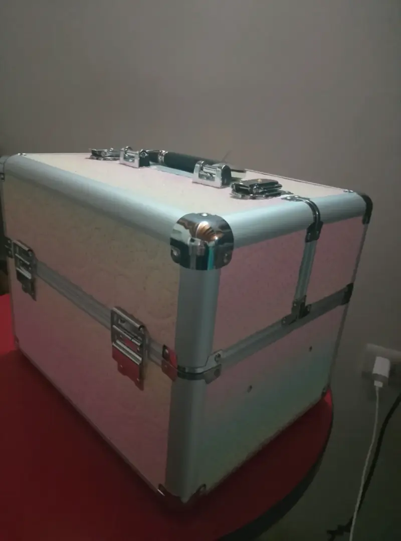 Maletín organizador de maquillaje con diseño 💖 - 6