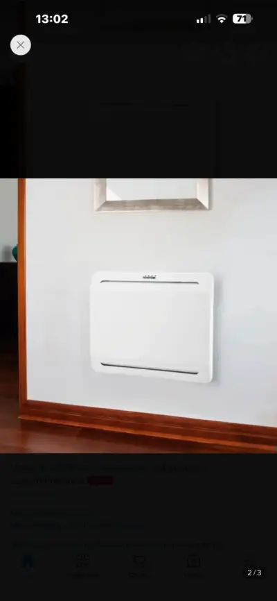 Calefactor eléctrico Toyotomi blanco compacto - miniatura 6