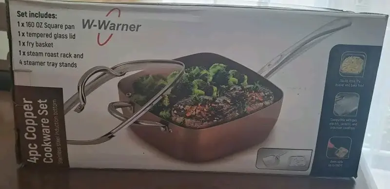 Set de Cocina de Cobre 4 Piezas W-Warner