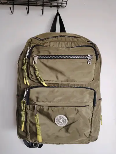 Bolso de cuero negro Basement elegante - miniatura 5