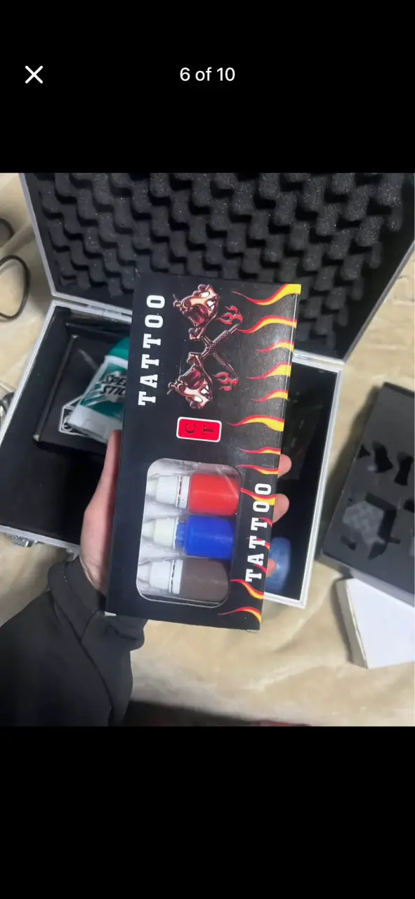 Máquina de Tatuar Profesional con Accesorios - 5