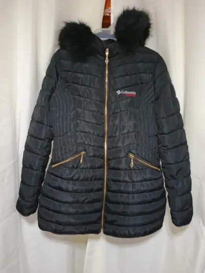 Chaqueta Columbia Titanium negra con capucha - miniatura 1