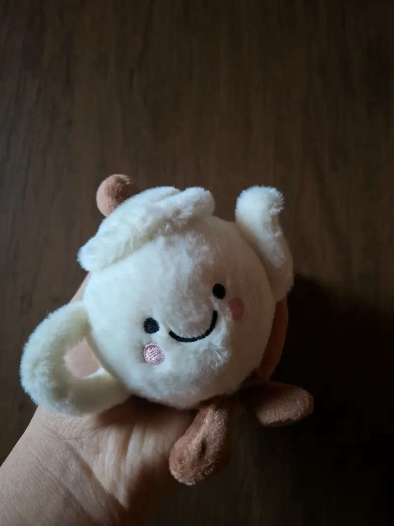 Llavero de tetera suave y adorable
