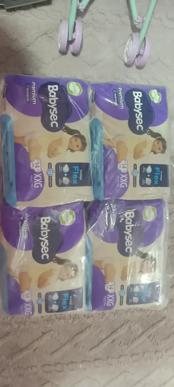 Pañales Babysec Premium XXG 14 unidades - 2