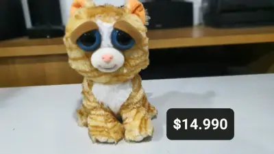 Peluche interactivo gato feroz con ojos grandes - miniatura 2