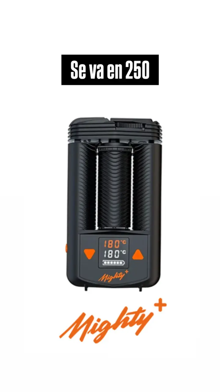 Vaporizador portátil Mighty Plus con pantalla digital