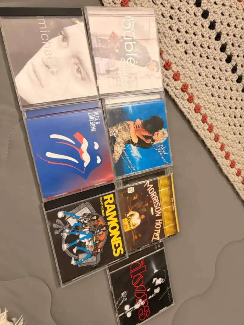 Colección de CDs de música rock y pop - 1