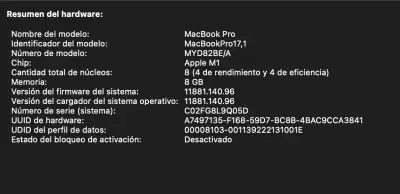 MacBook Pro 13 pulgadas con cargador original - miniatura 5