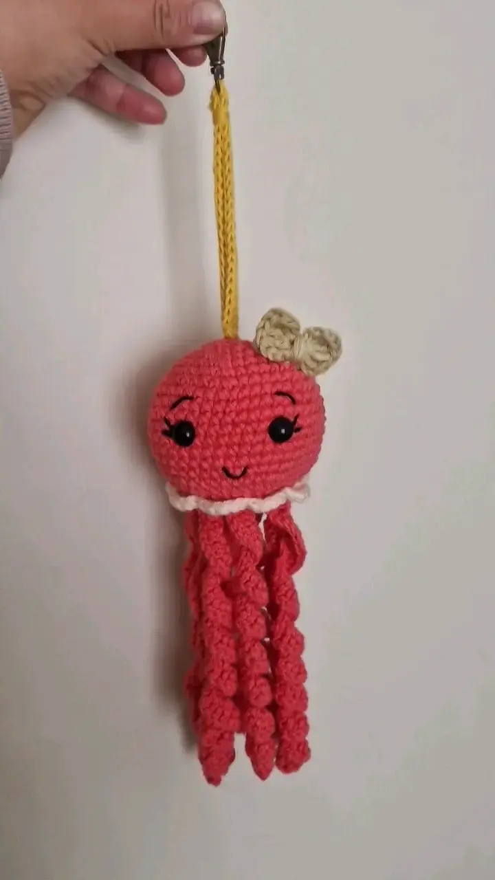 Pulpo de apego tejido a crochet (nuevo) - 1