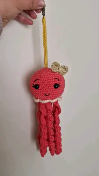 Pulpo de apego tejido a crochet (nuevo) - miniatura 1