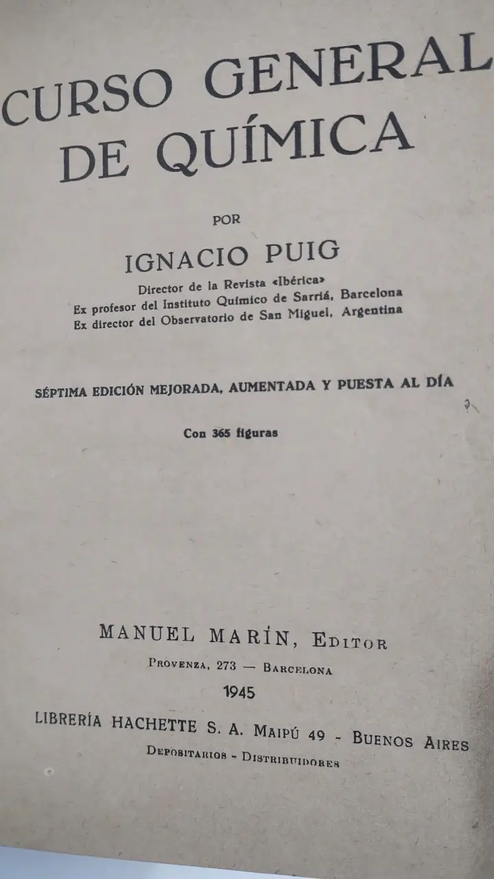 Curso General de Química Ignacio Puig - 2
