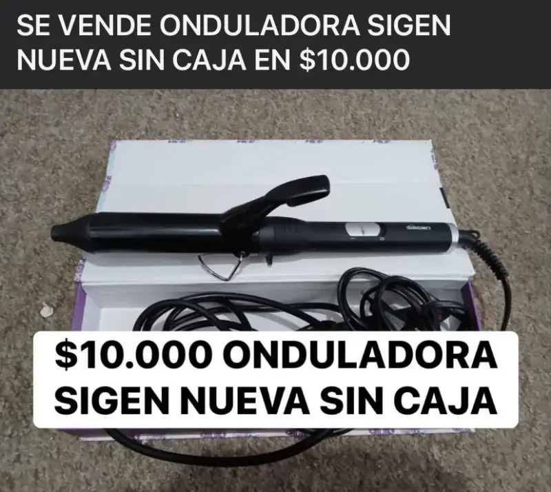 Onduladora Sigen nueva sin caja