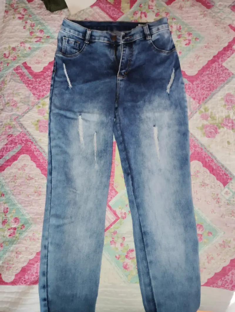 Jeans azul para mujer