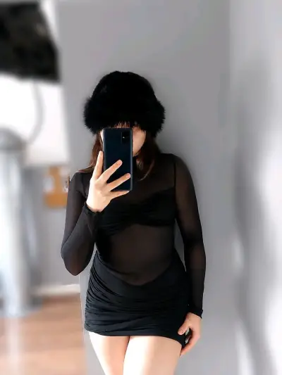 Vestido negro transparente XS NUEVO - miniatura 2
