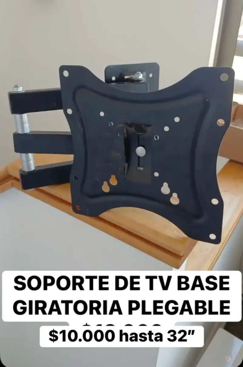 Soporte de TV giratorio plegable hasta 32 pulgadas