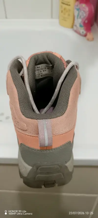 Zapatillas,deportivas altas color salmony gri - miniatura 3