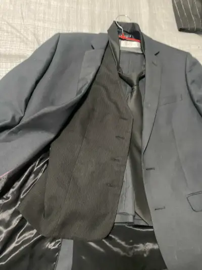 Traje formal negro con corbata Italmoda - miniatura 4
