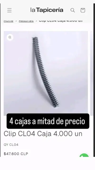 Pistola neumática M66 para tapicería - miniatura 2