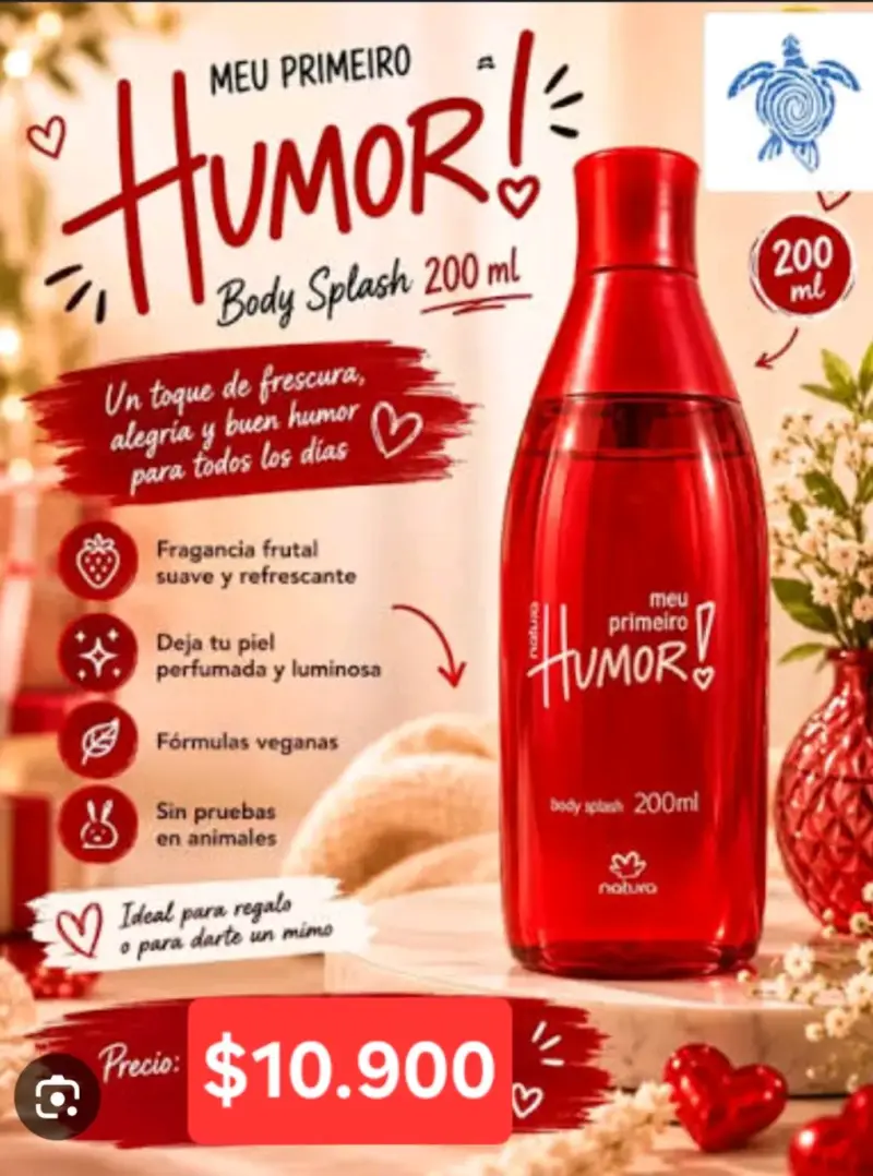 Body Splash Natura Meu Primeiro Humor 200ml