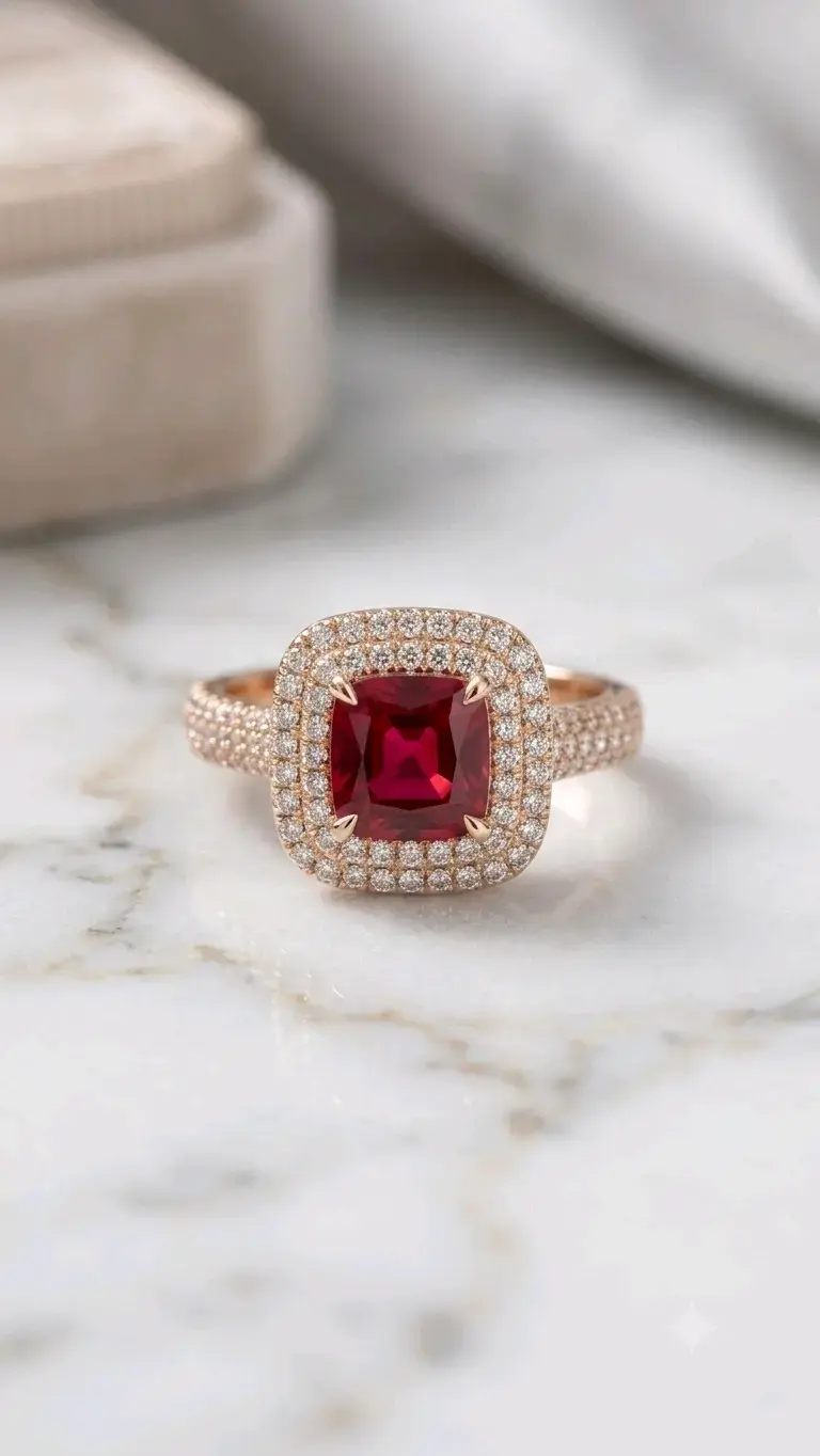 Anillo de Cóctel Halo Imperial - 1