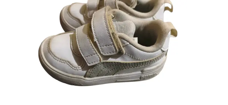 Zapatillas deportivas blancas para niños Puma - 1