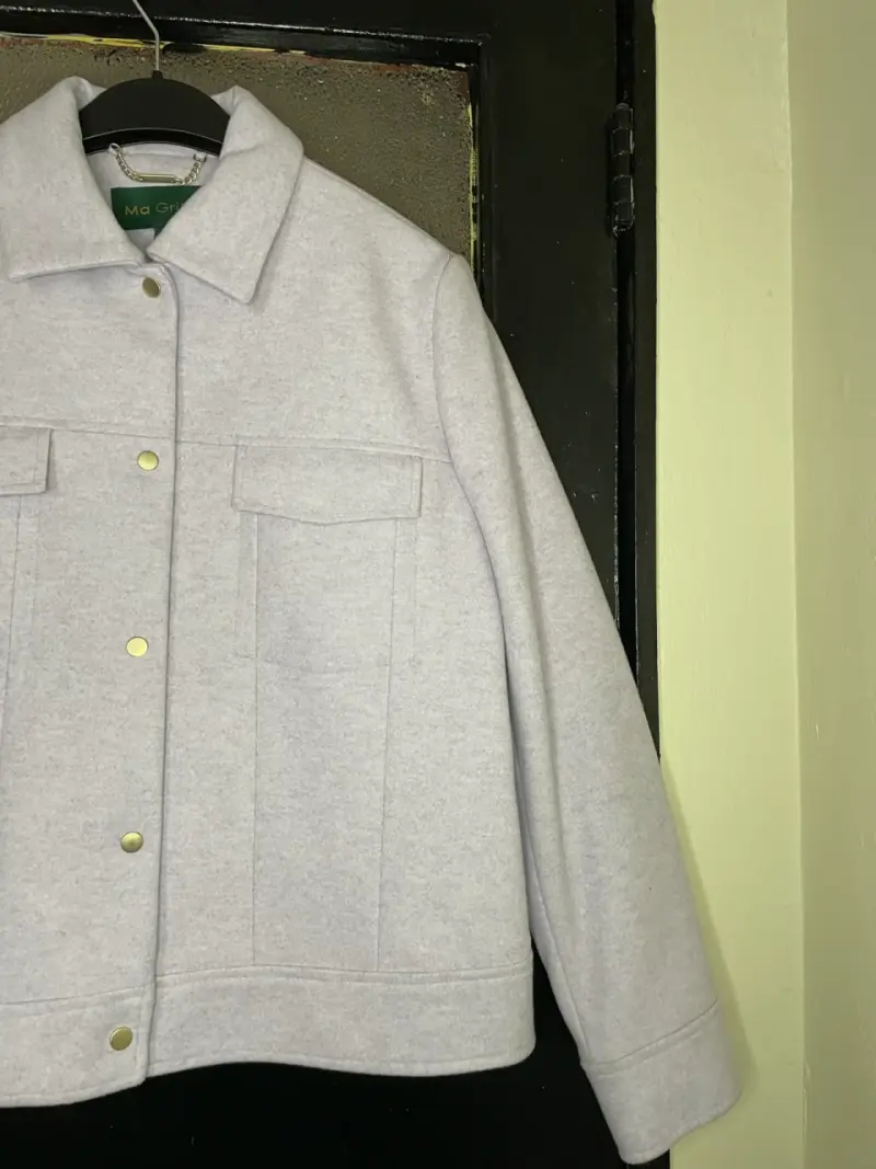 Chaqueta lila claro Ma Griffe talla 46 - 3