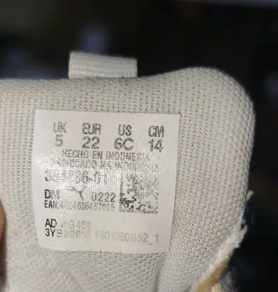 Zapatillas deportivas blancas para niños Puma - miniatura 2
