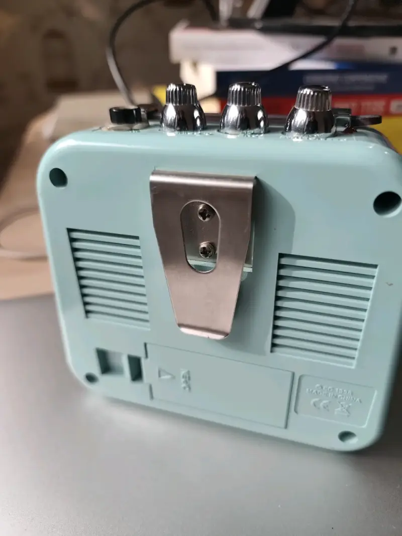 Mini amplificador portátil Honeytone color celeste - 3
