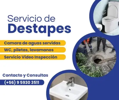 Servicio de destapes y video inspección - miniatura 1
